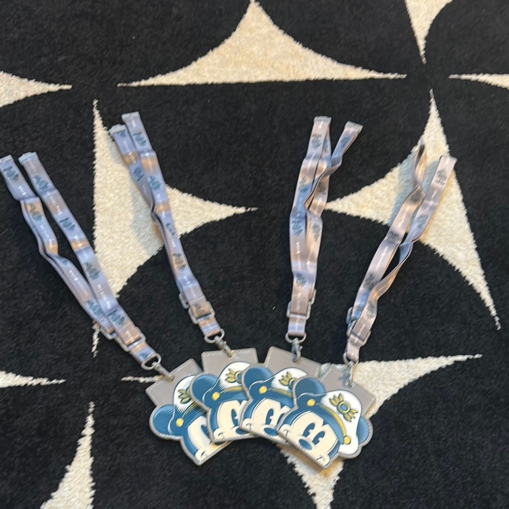 Mickey Mouse Lanyards with Charms